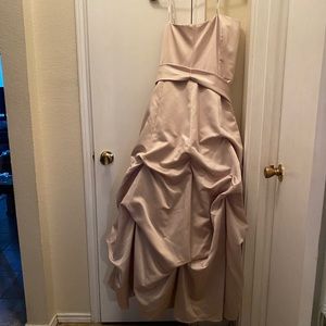Champagne special occasion dress. Worn once